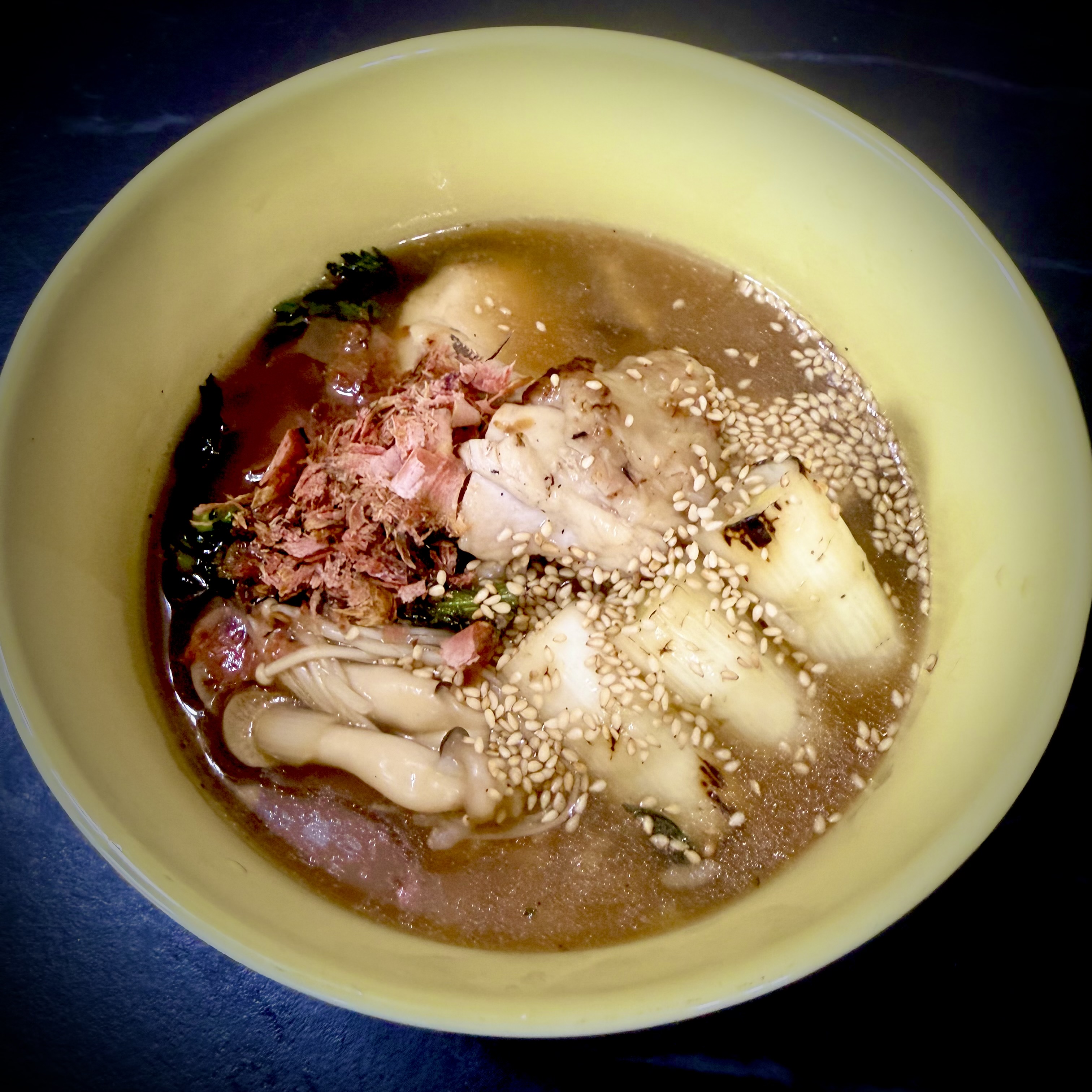 鶏なんばん雑炊 削り節仕立て