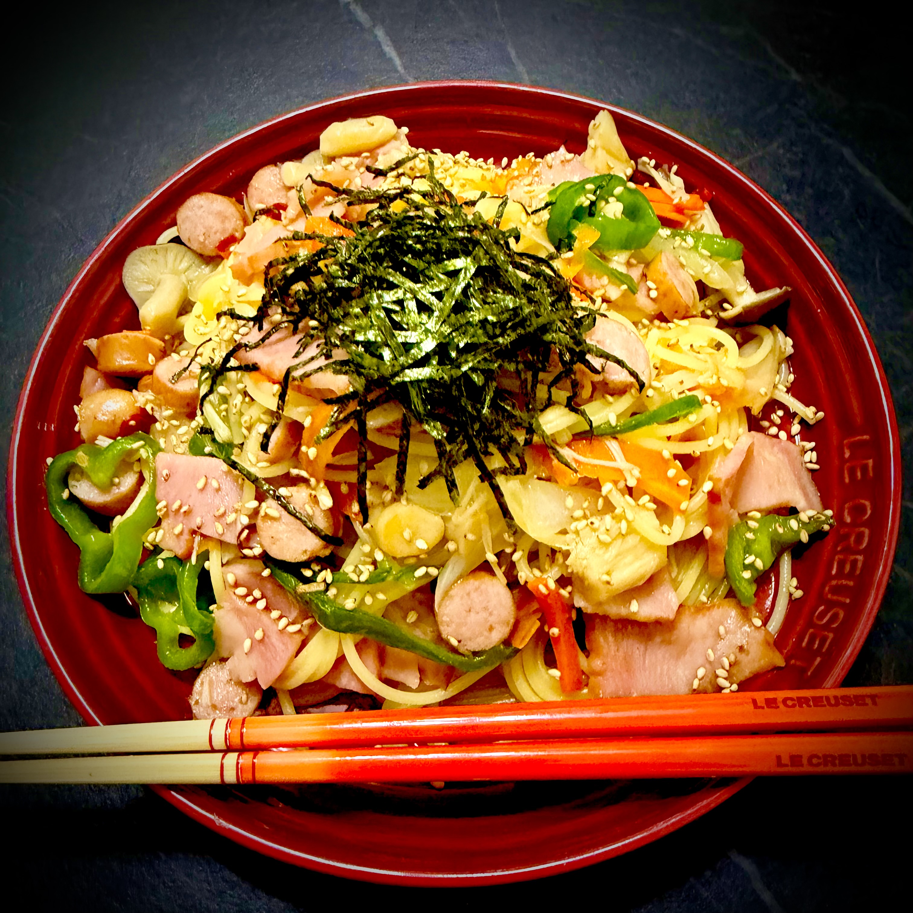 出汁が決めての和風ジャポネパスタ