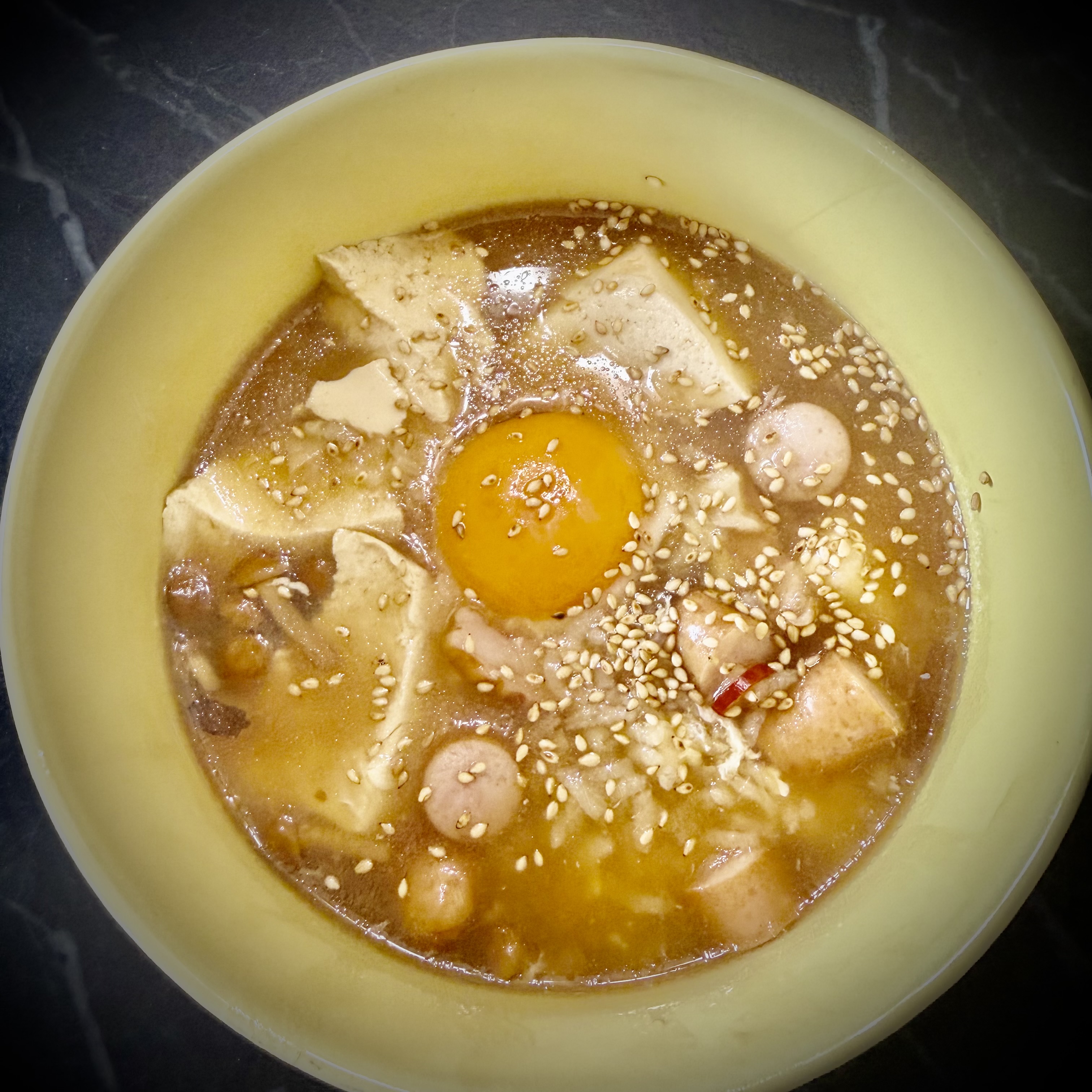 ウマつゆ醤油の肉雑炊