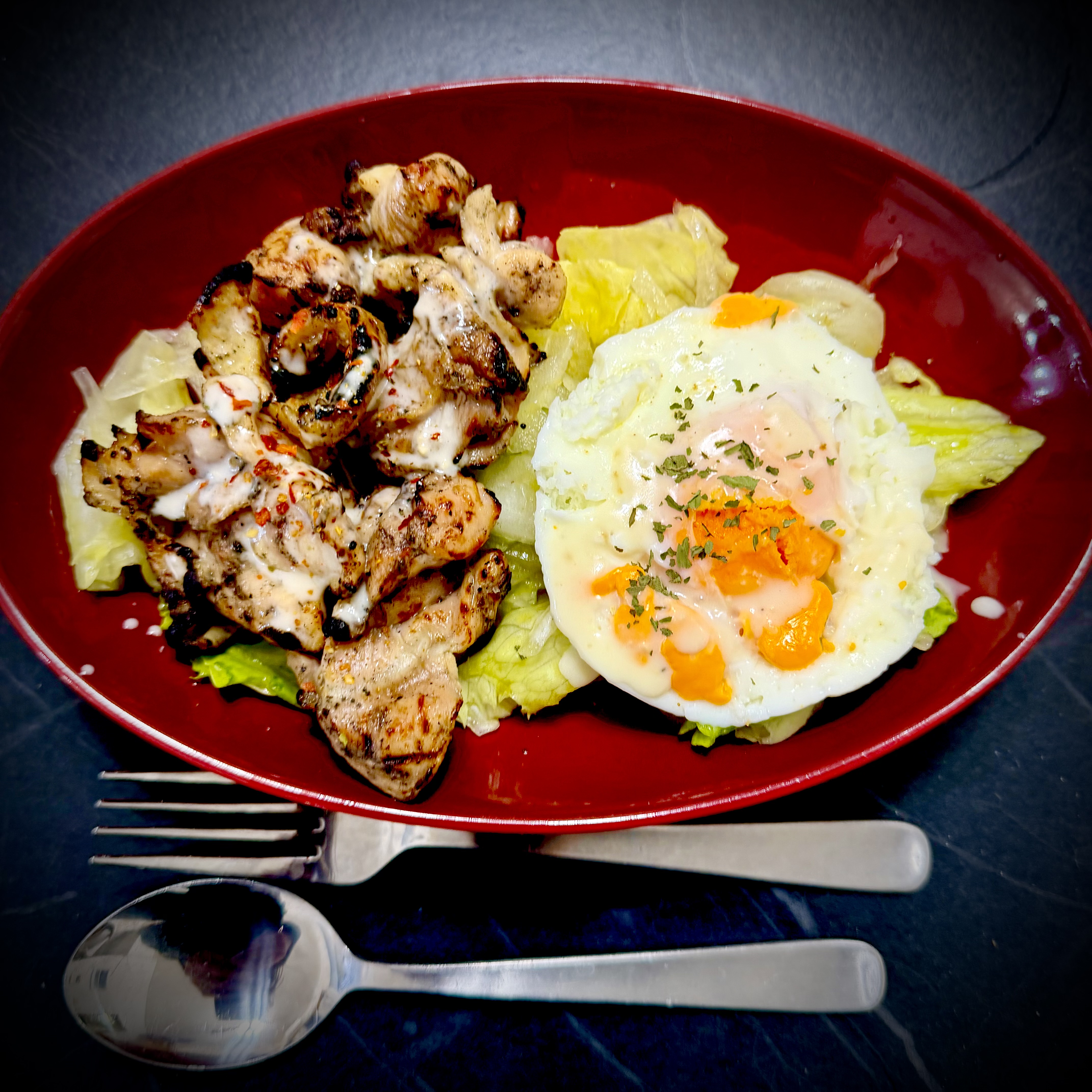 塩焼き鳥のミールサラダ