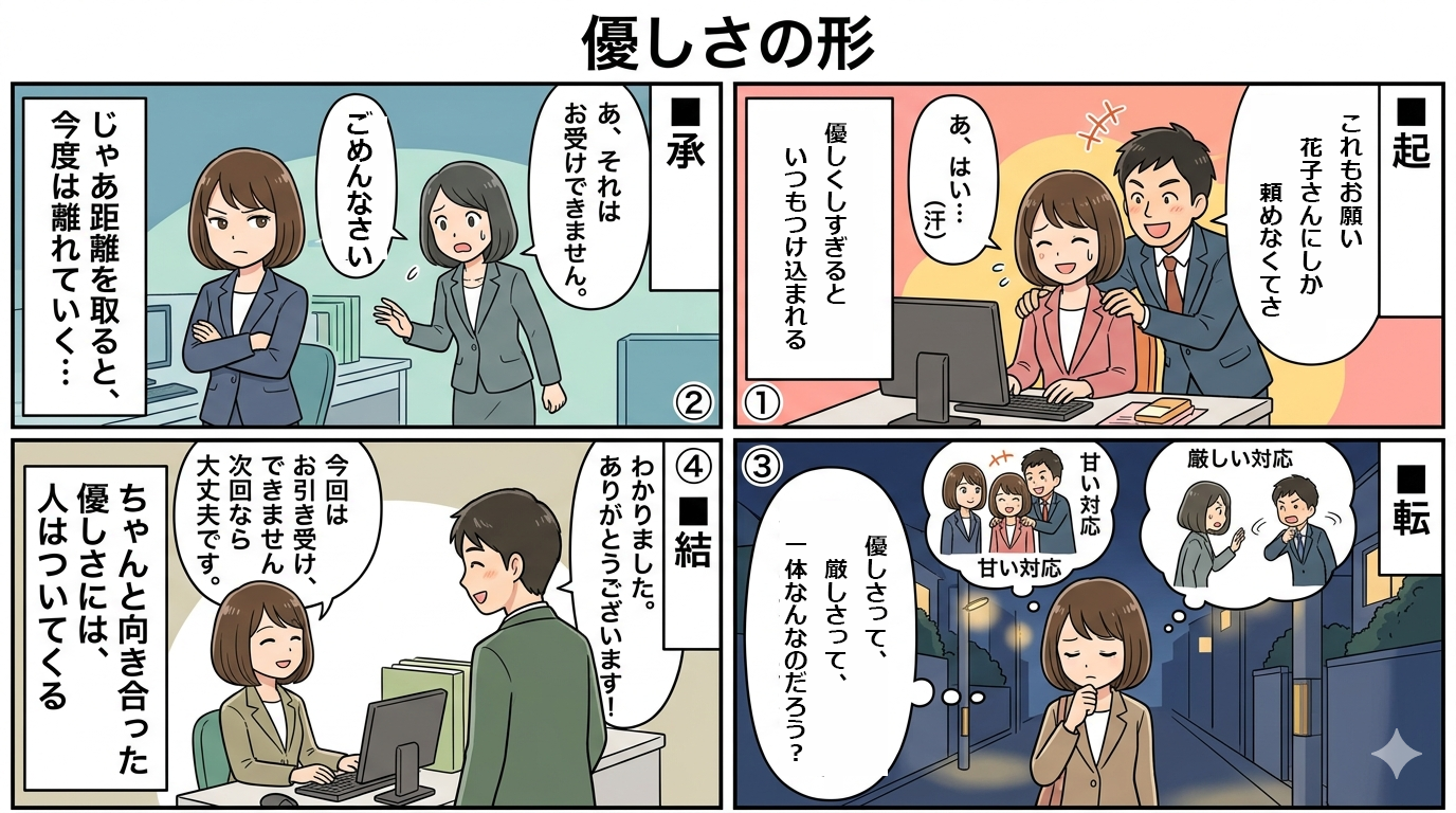 Between Distance and Kindness - Visual