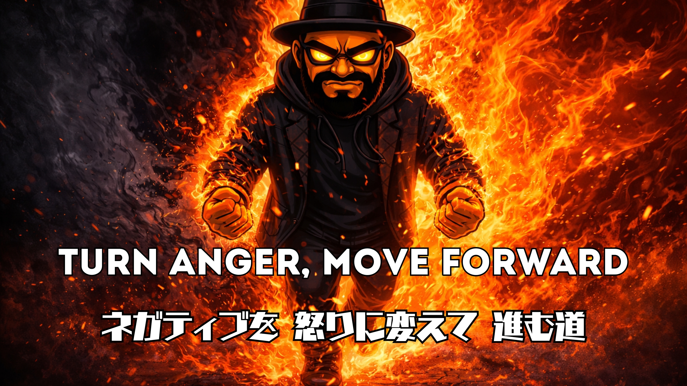 Turn anger, Move forward. - Artwork